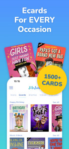اسکرین شات 2 برنامه JibJab: Funny Birthday Cards