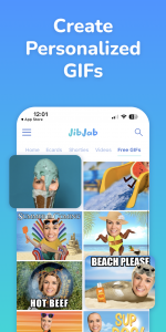 اسکرین شات 4 برنامه JibJab: Funny Birthday Cards