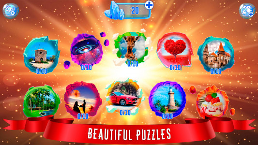 اسکرین شات 1 بازی Jigsaw Puzzle Games