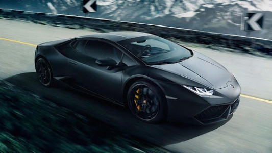 اسکرین شات برنامه Black Lamborghini Huracan Wallpaper 8