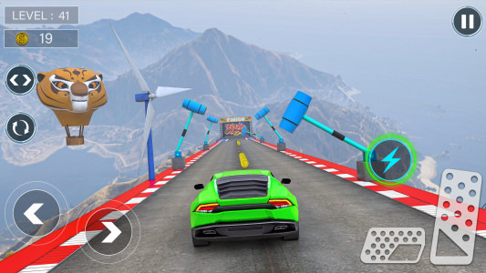 اسکرین شات برنامه GT Car Stunts - Car Games 4