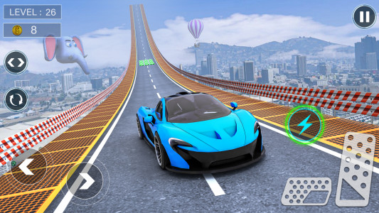اسکرین شات برنامه GT Car Stunts - Car Games 2