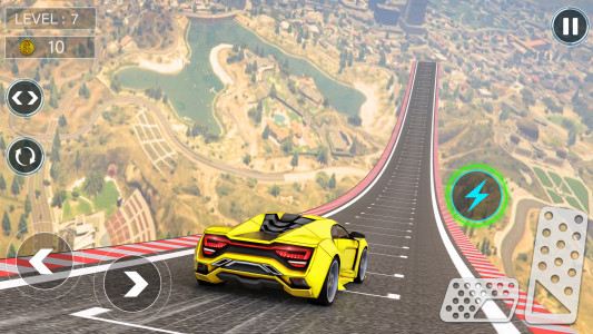 اسکرین شات برنامه GT Car Stunts - Car Games 1