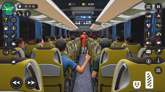 اسکرین شات 2 برنامه Bus Simulator - Bus Games 3D