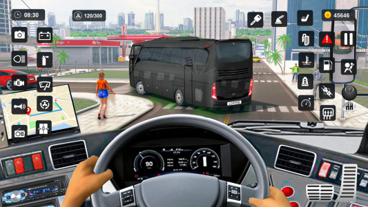 اسکرین شات برنامه Bus Simulator - Bus Games 3D 1