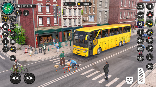 اسکرین شات 3 برنامه Bus Simulator - Bus Games 3D