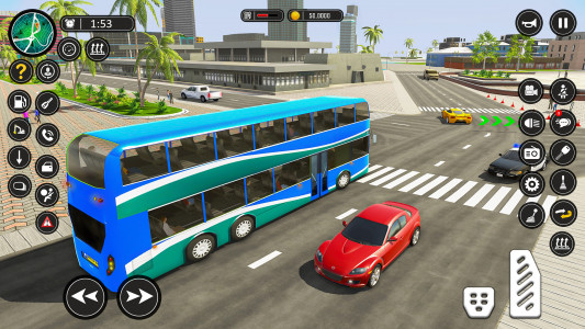 اسکرین شات برنامه Bus Simulator - Bus Games 3D 3
