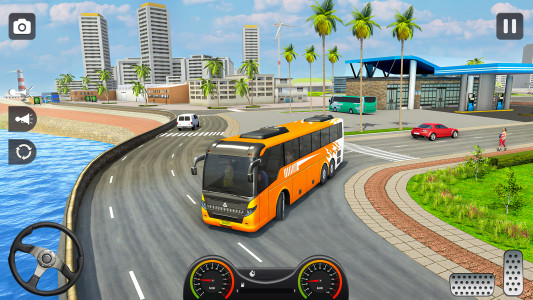 اسکرین شات برنامه Bus Simulator - Bus Games 3D 3