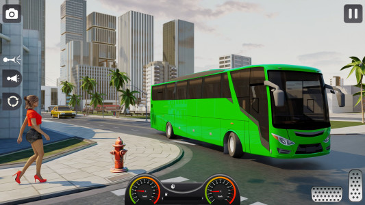 اسکرین شات برنامه Bus Simulator - Bus Games 3D 4