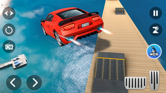 اسکرین شات برنامه Crazy Car Driving - Car Games 4