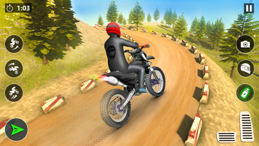 اسکرین شات 1 برنامه Bike Racing Games - Bike Games