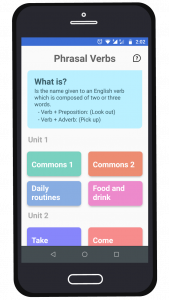 اسکرین شات برنامه Phrasal Verbs 1