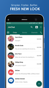 اسکرین شات برنامه JioChat: HD Video Call 1
