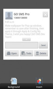 اسکرین شات برنامه GO SMS Theme Maker plug-in 4
