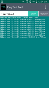 اسکرین شات برنامه Ping Test Tool 7