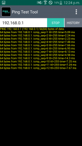 اسکرین شات برنامه Ping Test Tool 6