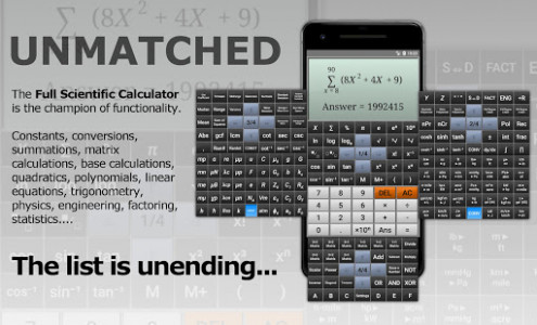اسکرین شات برنامه Full Scientific Calculator 2