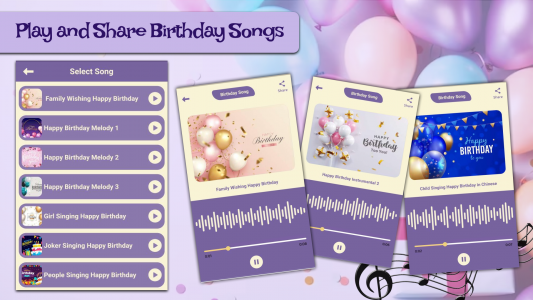اسکرین شات 6 برنامه Photo & Name On Birthday Cake