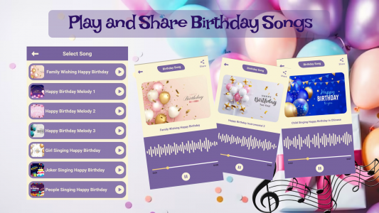 اسکرین شات برنامه Birthday Cake Photo Card Maker 5