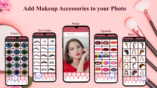 اسکرین شات برنامه Beautycam Makeup Selfie Editor 3
