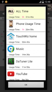 اسکرین شات برنامه Phone Usage Time 8