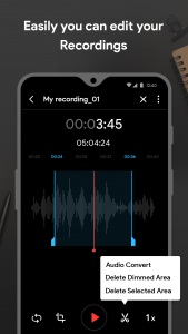 اسکرین شات برنامه Voice Recorder 3