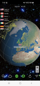 اسکرین شات 3 برنامه Earth 3D