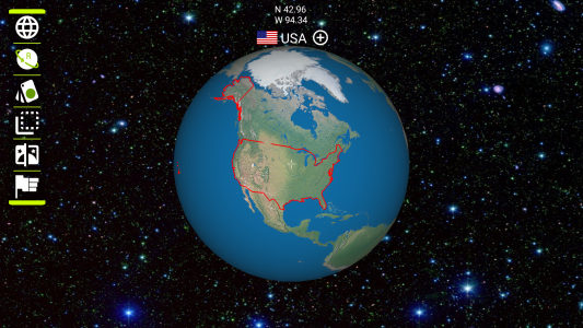 اسکرین شات برنامه Earth 3D 1