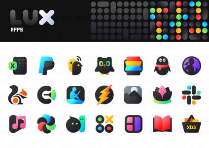 اسکرین شات 5 برنامه LuX IconPack