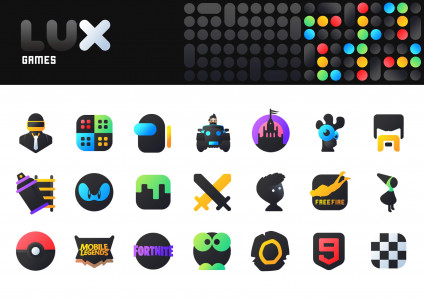 اسکرین شات 6 برنامه LuX IconPack