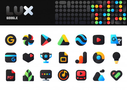 اسکرین شات برنامه LuX IconPack 3