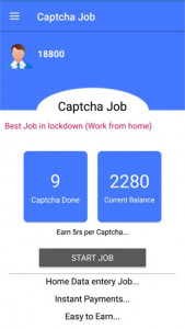 اسکرین شات برنامه Captcha Job 2