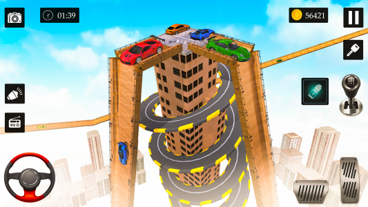اسکرین شات بازی Ramp Car Stunt Racing Game 1