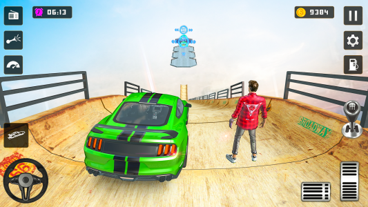 اسکرین شات برنامه Mega Ramp Car Stunts-Car Game 3