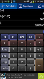 اسکرین شات برنامه Free Graphing Calculator 2 1