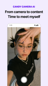 اسکرین شات 1 برنامه Candy Camera AI – Find myself