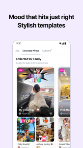 اسکرین شات 3 برنامه Candy Camera AI – Find myself
