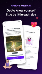 اسکرین شات 1 برنامه Candy Camera AI – Find myself