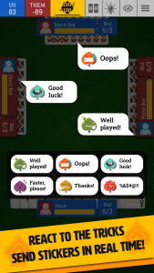 اسکرین شات 5 بازی Spades Online: Trickster Cards