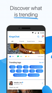 اسکرین شات برنامه KingsChat 3