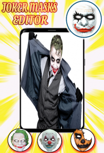 اسکرین شات برنامه Photo Editor For Joker Mask 2