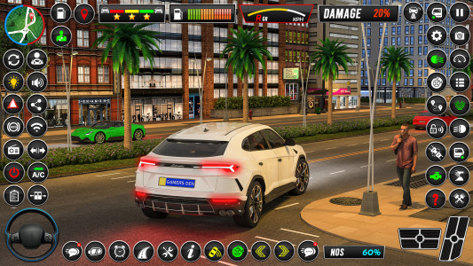 اسکرین شات برنامه Modern Car School Driving Game 1