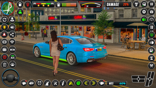 اسکرین شات برنامه Modern Car School Driving Game 3