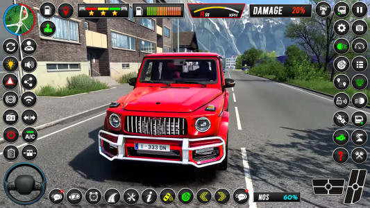 اسکرین شات برنامه Modern Car School Driving Game 1
