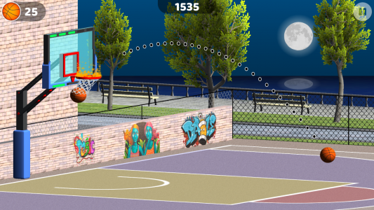 اسکرین شات بازی Basketball: Shooting Hoops 1