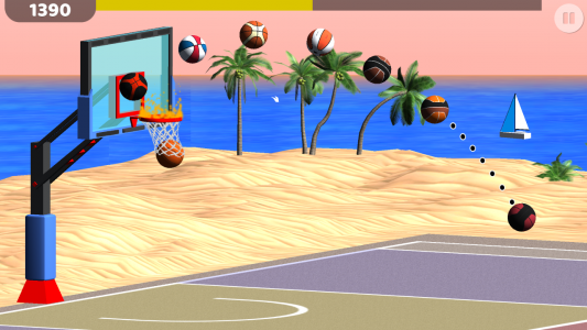 اسکرین شات بازی Basketball: Shooting Hoops 2
