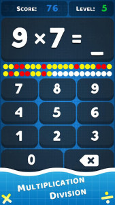 اسکرین شات بازی Math problems: mental arithmetic game 1