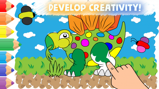 اسکرین شات 1 بازی Easy coloring pages for kids