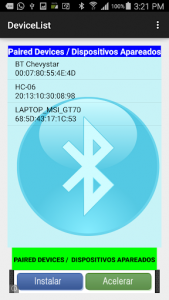 اسکرین شات برنامه RC Bluetooth Control 4