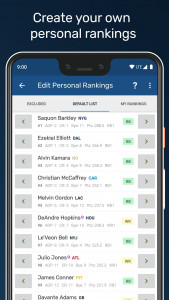 اسکرین شات 7 برنامه Draft Punk - Fantasy Football